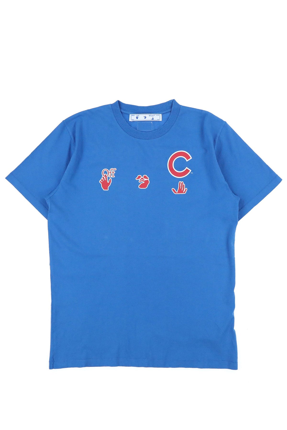 MLB_CHICAGO CUBS S/S TEE / BLU RED WHT