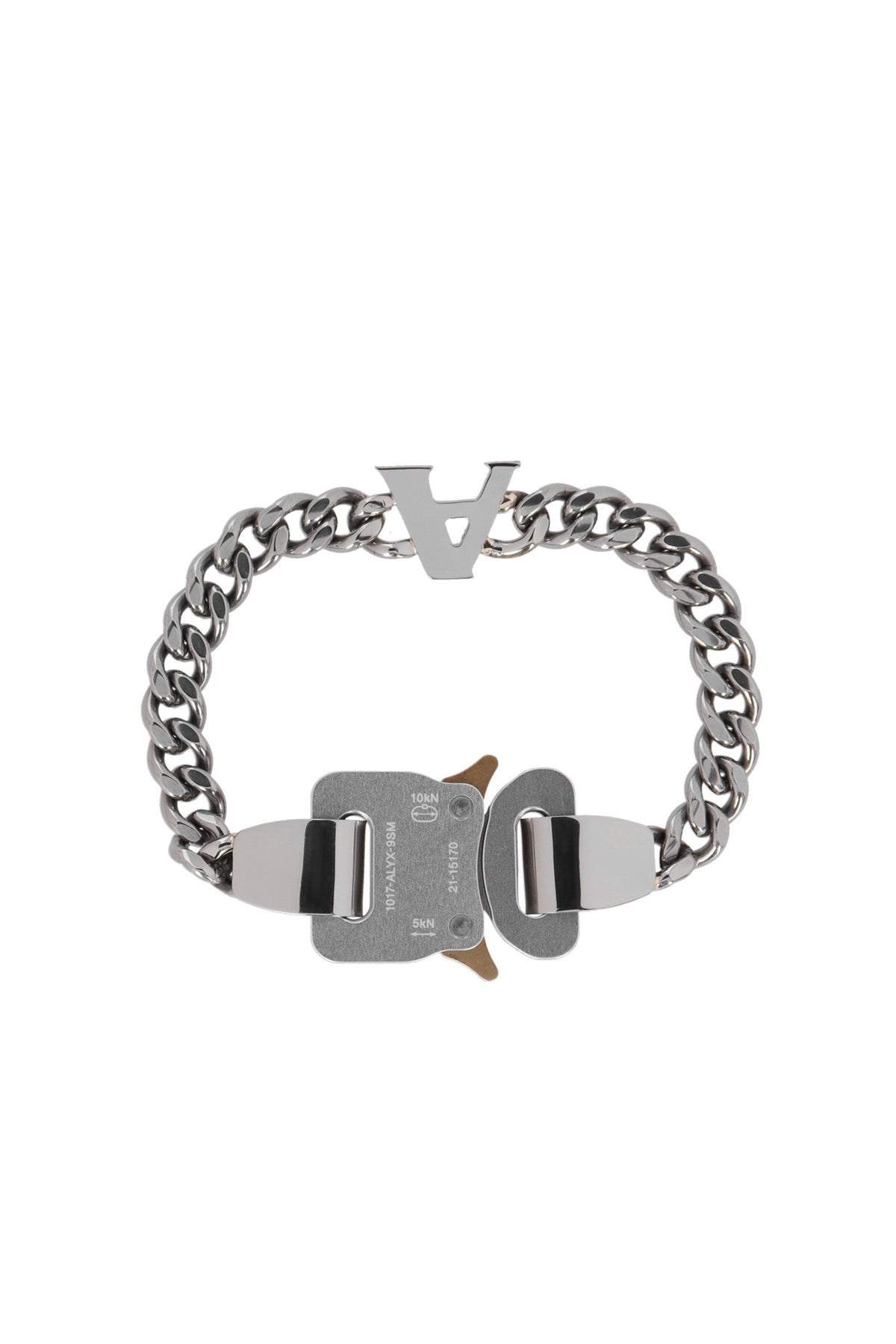 CLASSIC CHAINLINK BRACELET WITH CHARM / SIL