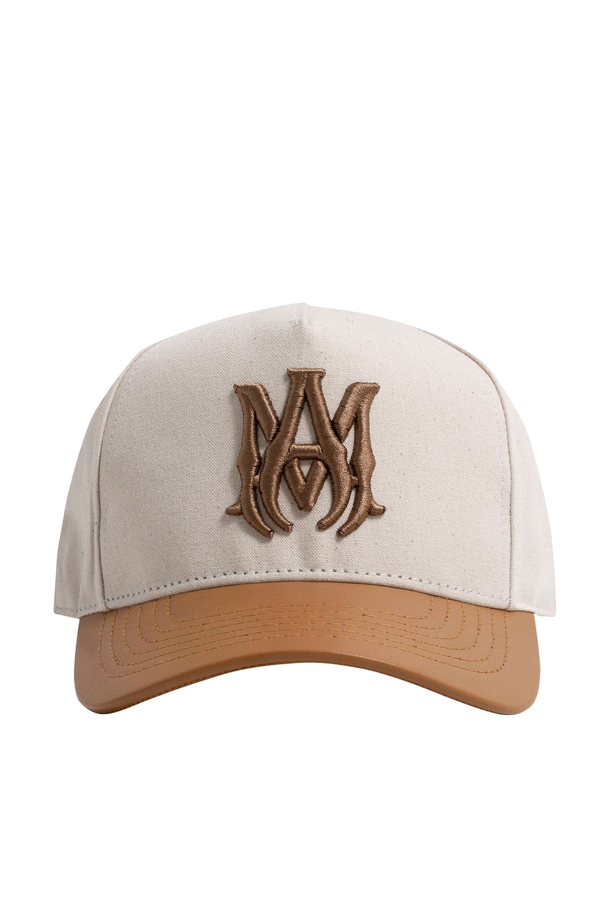 TWO TONE CANVAS SUEDE MA HAT / NATURAL