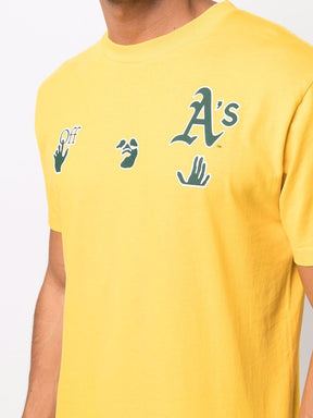 x MBL Oakland Athletics ロゴ Tシャツ