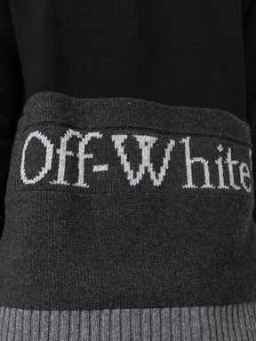 オフホワイト ロゴ セーター