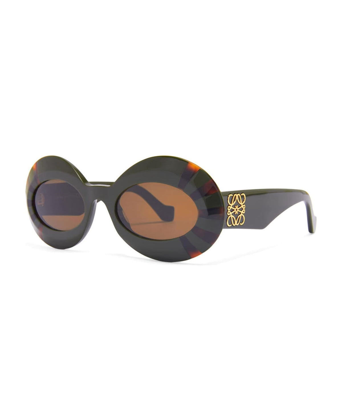 Lw40091i - Green / Brown Sunglasses