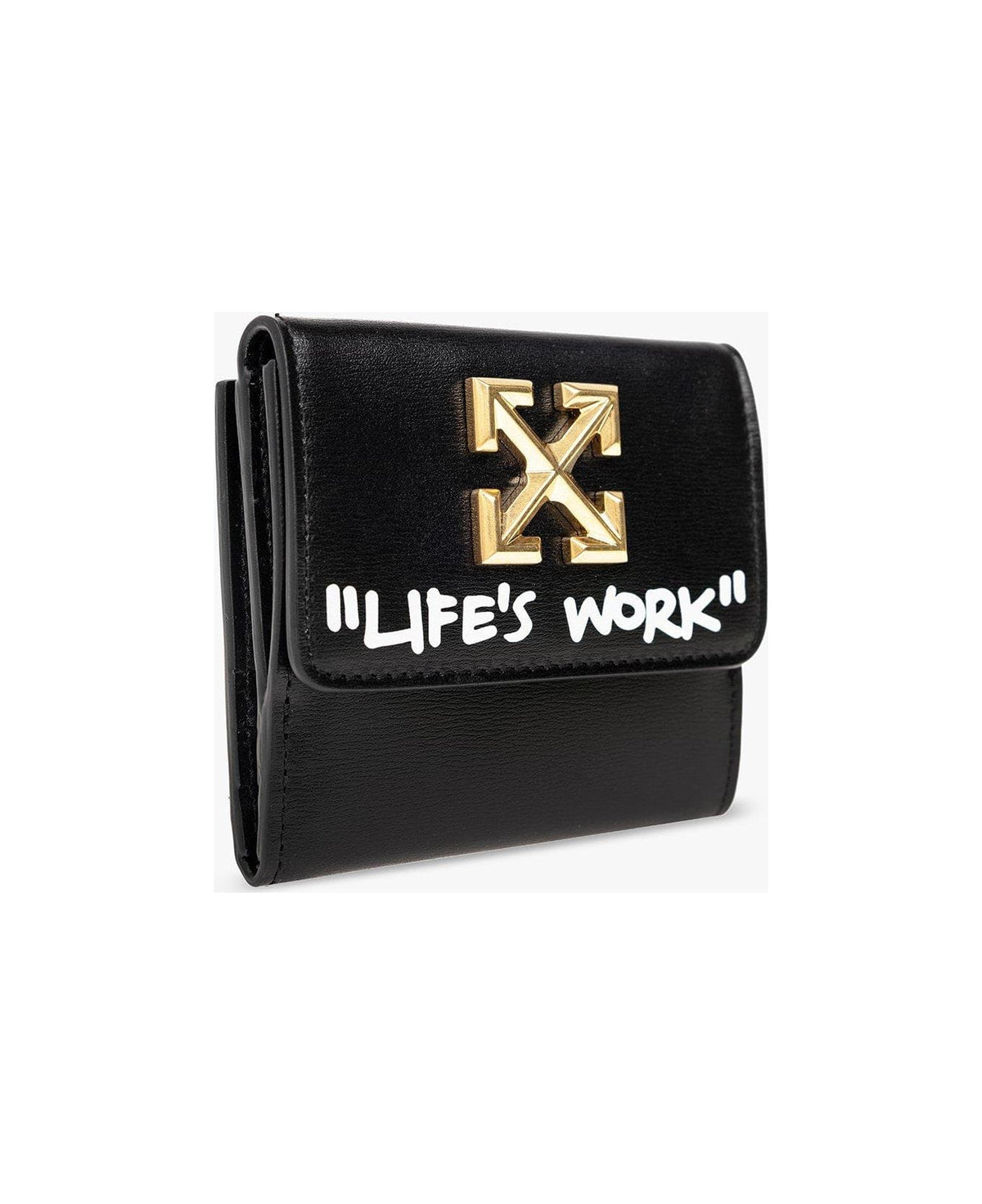 Logo Plaque Snapped Wallet