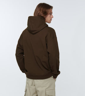 Anagram cotton jersey hoodie