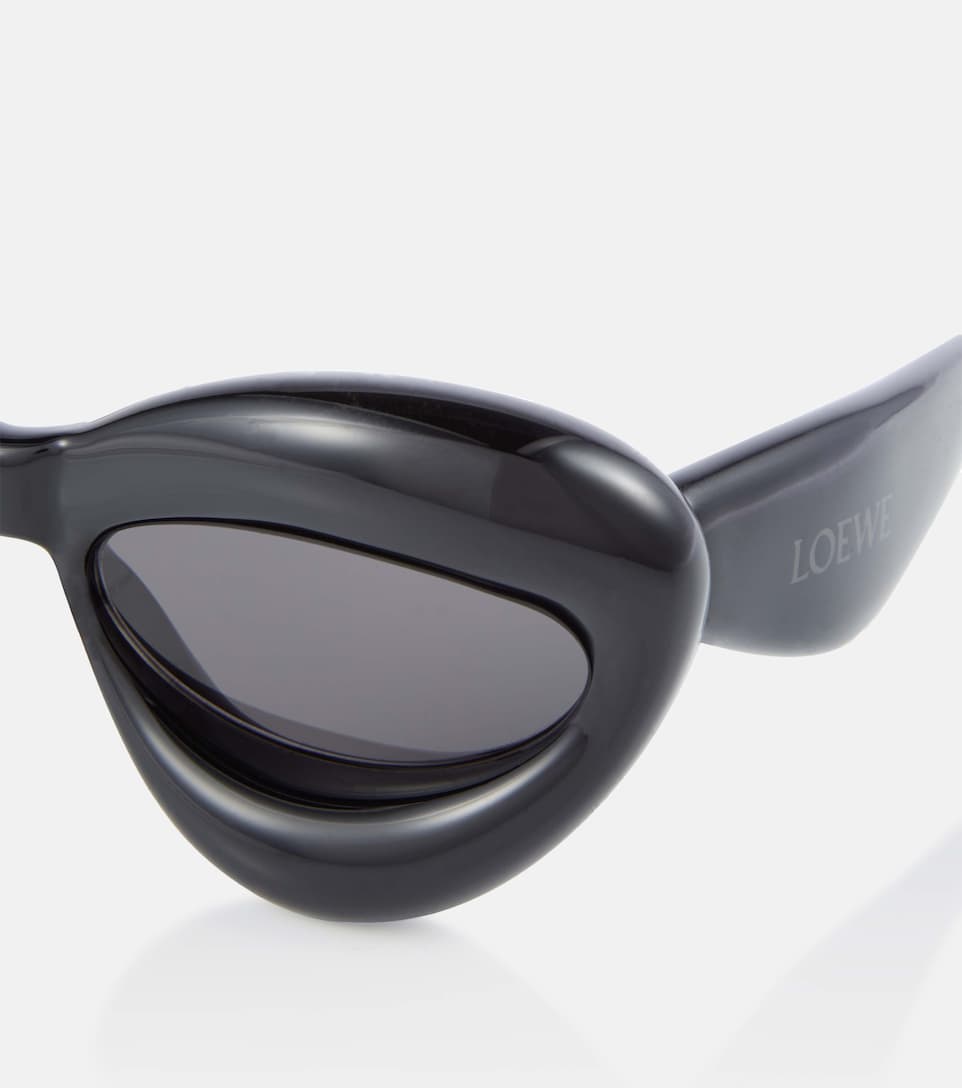 Inflated cat-eye sunglasses