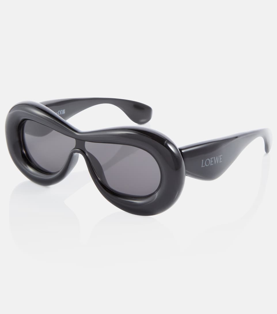 Inflated oval sunglasses