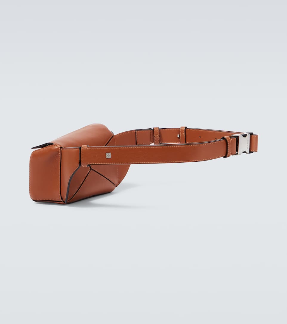 Puzzle Mini leather belt bag