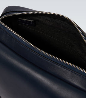XS leather messenger bag