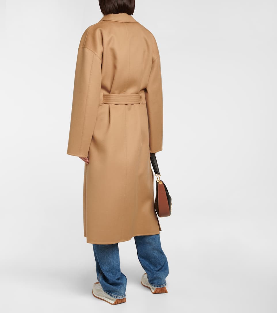 Wool and cashmere trench coat