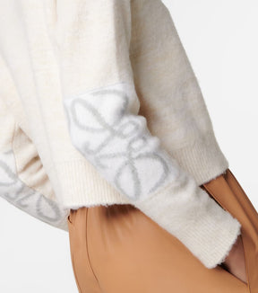 Anagram cropped wool sweater