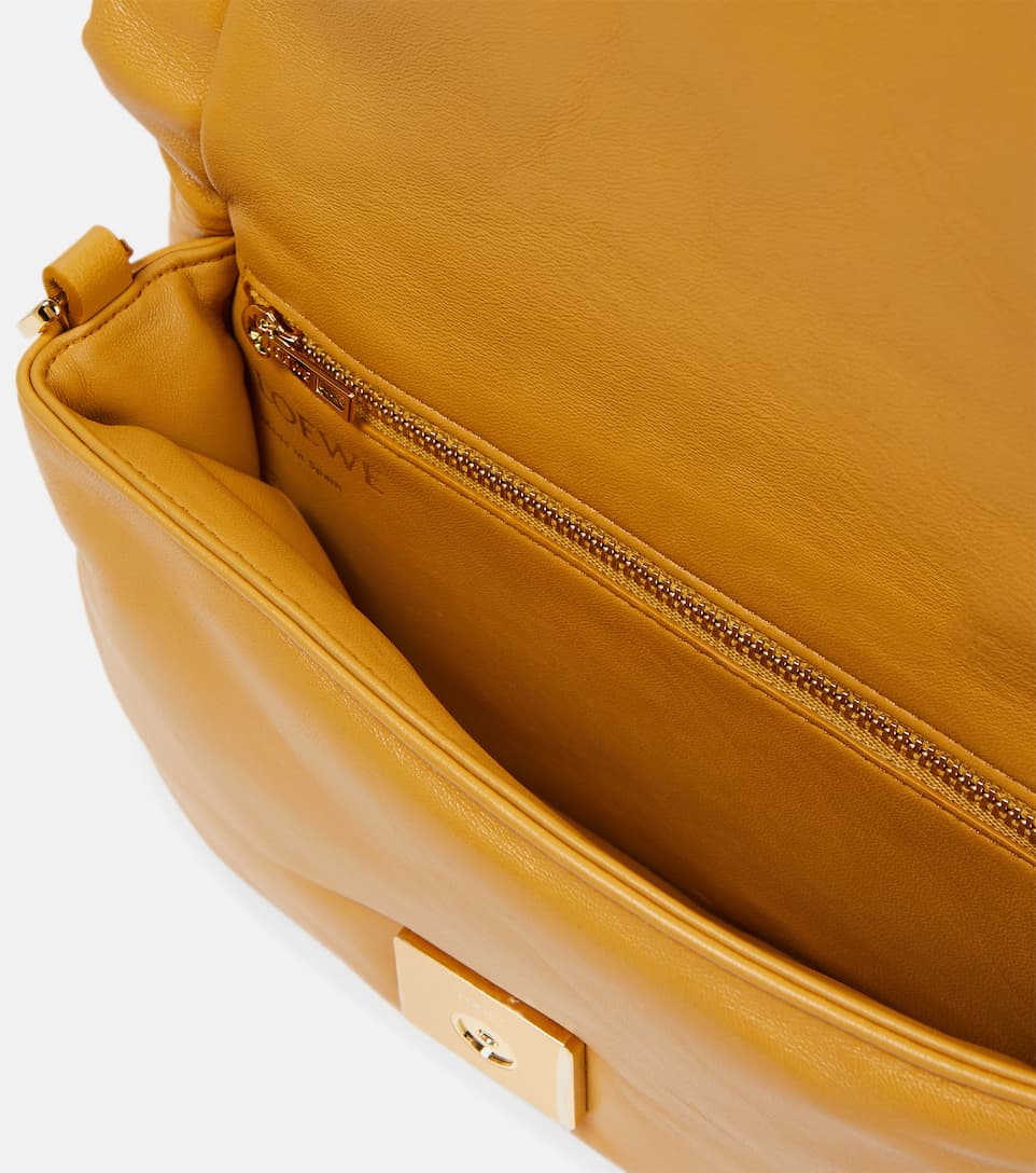 Goya Puffer Mini leather shoulder bag