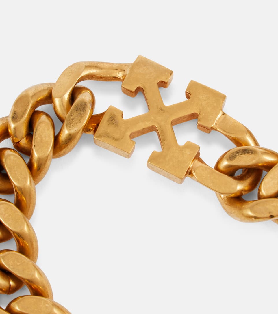 Arrows brass necklace