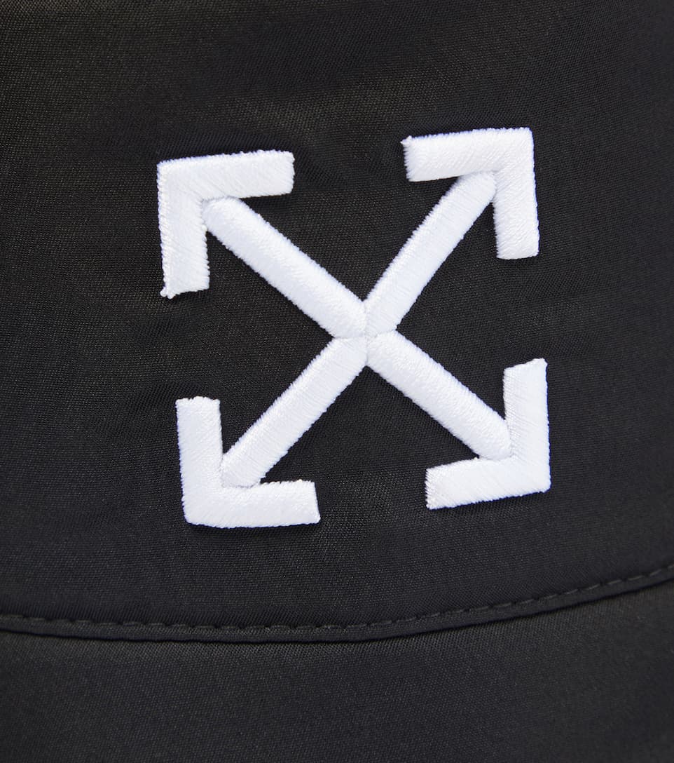 Logo embroidered bucket hat