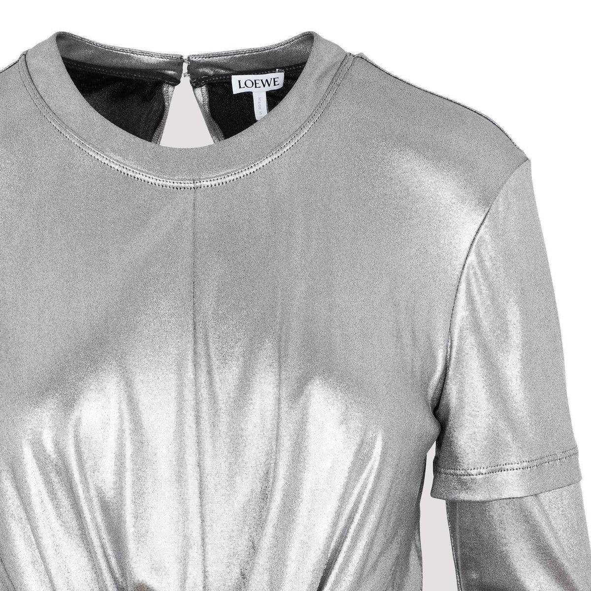Loewe Cut-Out Detailed Draped Midi Dress