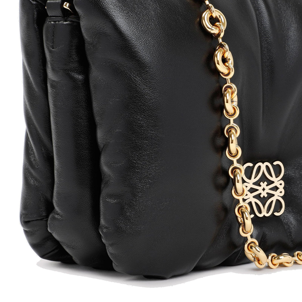 Loewe Goya Puffer Chained Shoulder Bag