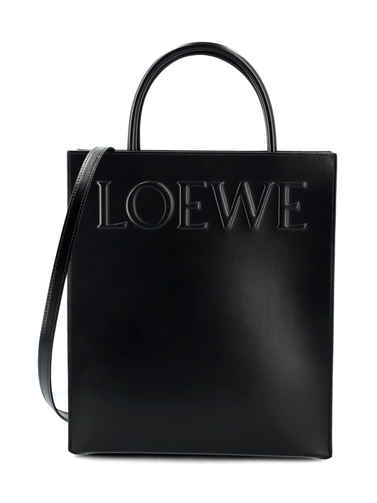Loewe Logo Embossed Tote Bag