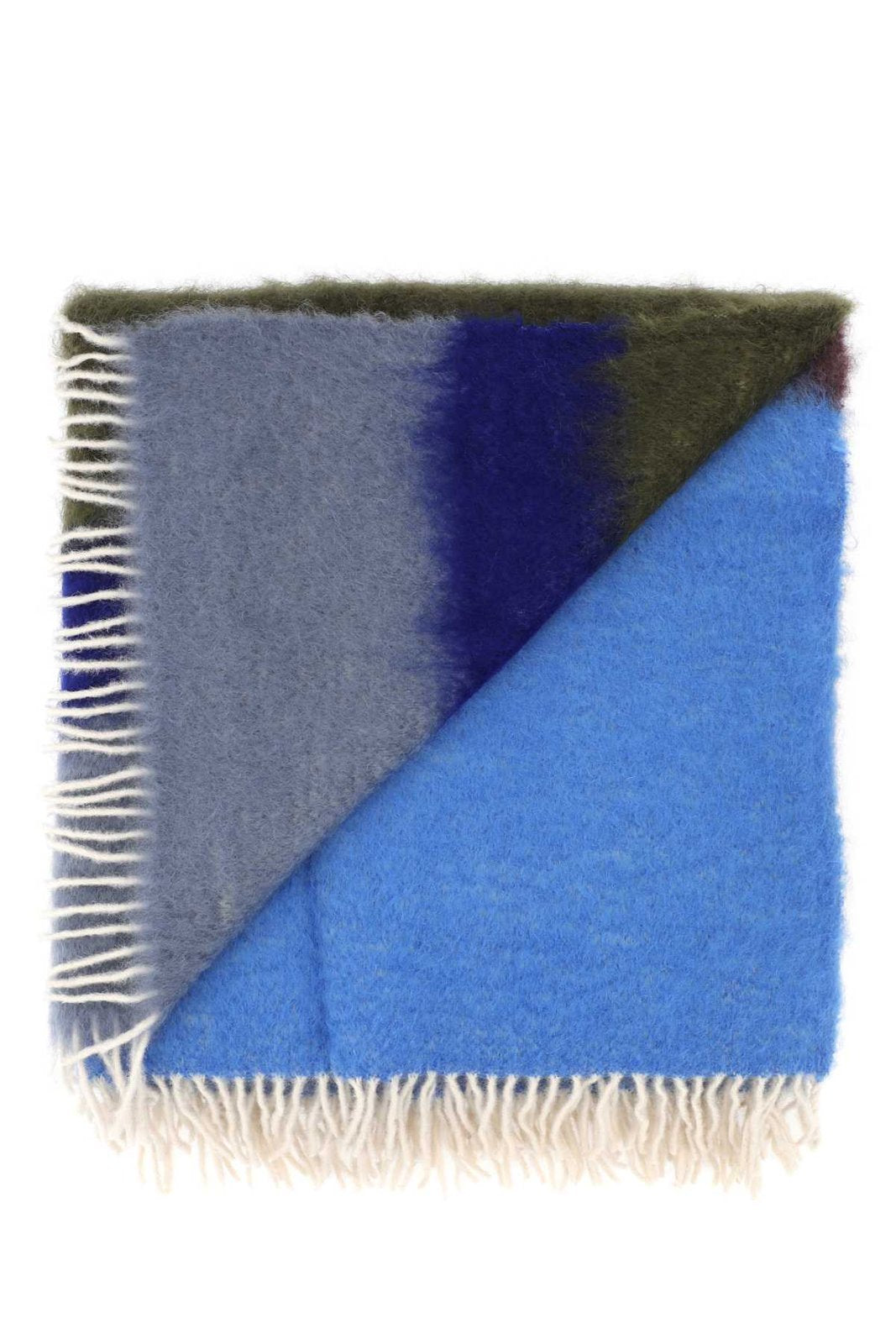 Loewe Logo Patch Tie-Dyed Blanket