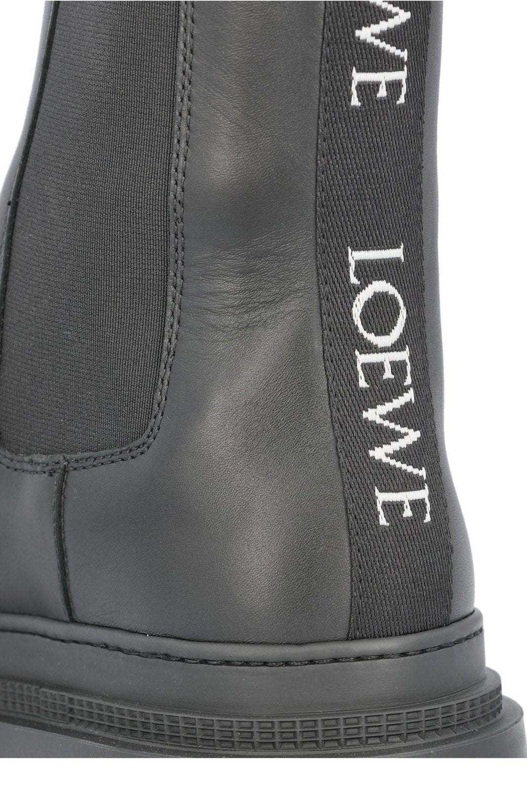 Loewe Logo Printed Chelsea Boots