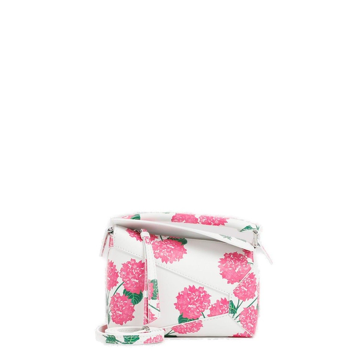 Loewe Mini Puzzle Edge Floral Printed Shoulder Bag