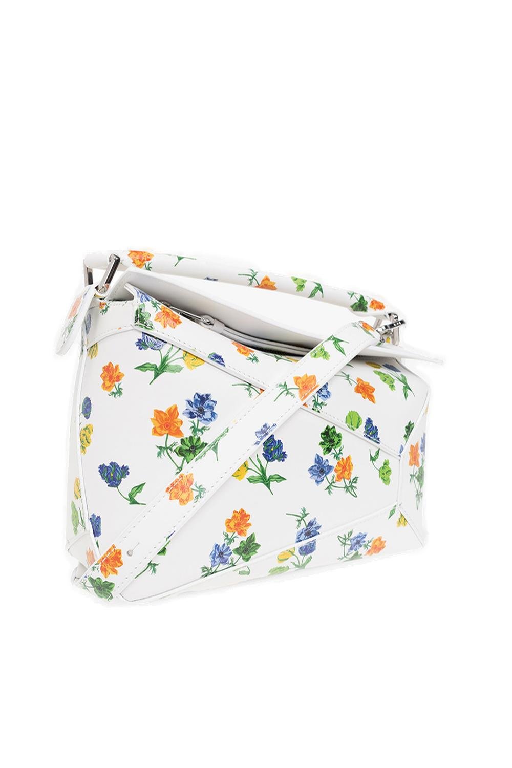 Loewe Puzzle Floral Printed Tote Bag