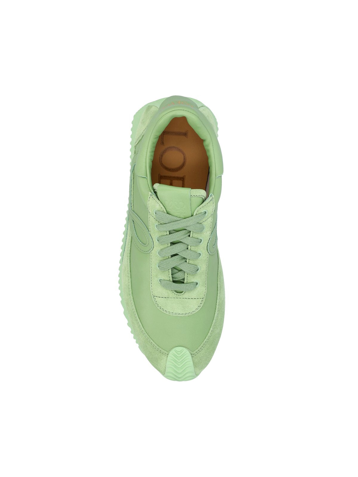 Loewe Round Toe Lace-Up Sneakers