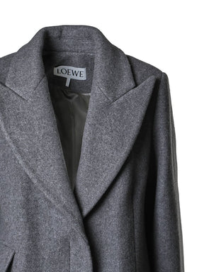 Loewe Single-Breasted Long Coat