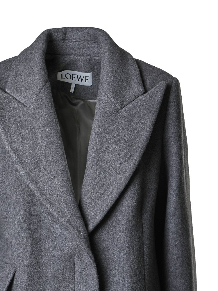 Loewe Single-Breasted Long Coat