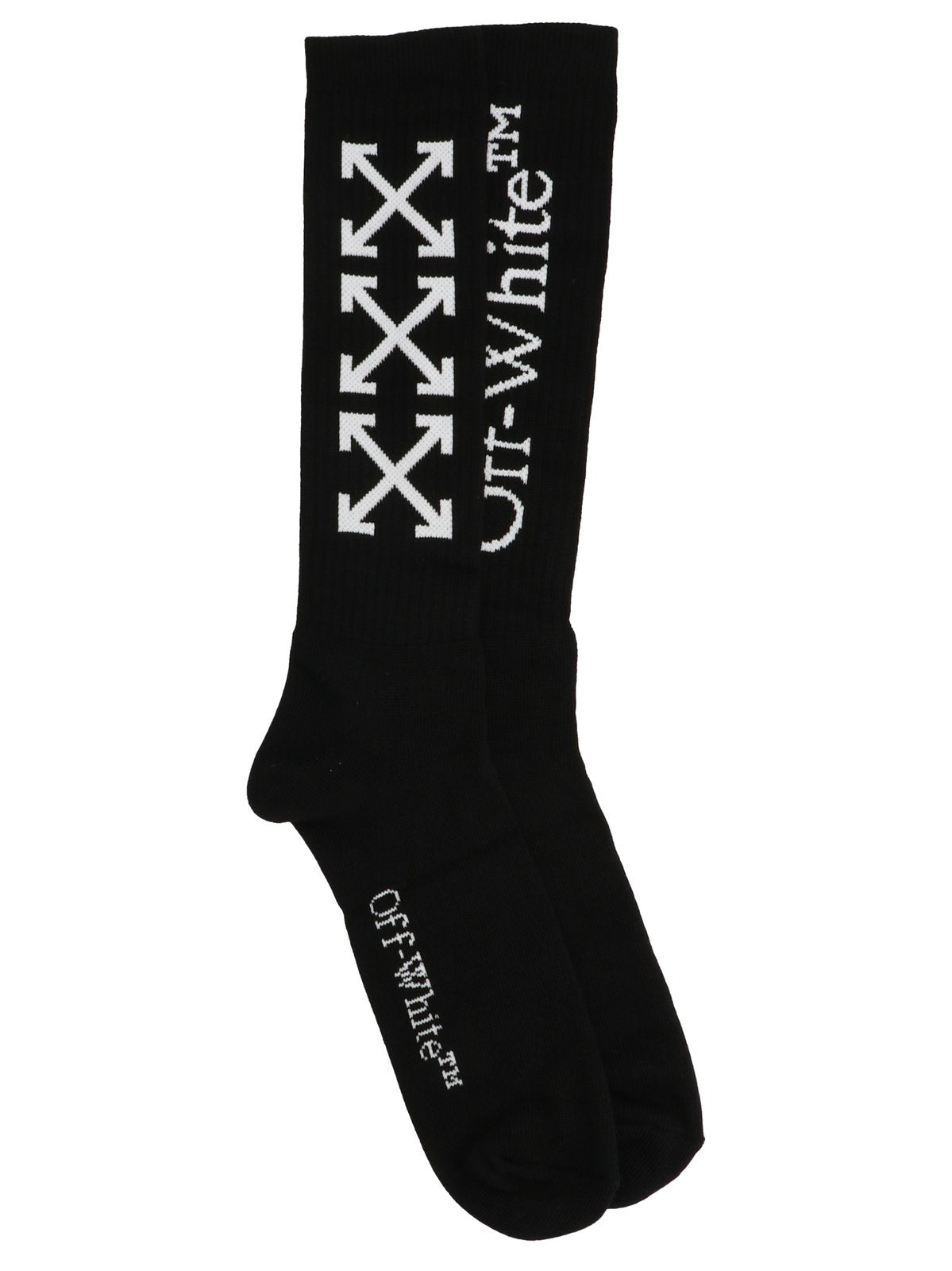 Off-White Arrows Logo Intarsia Socks