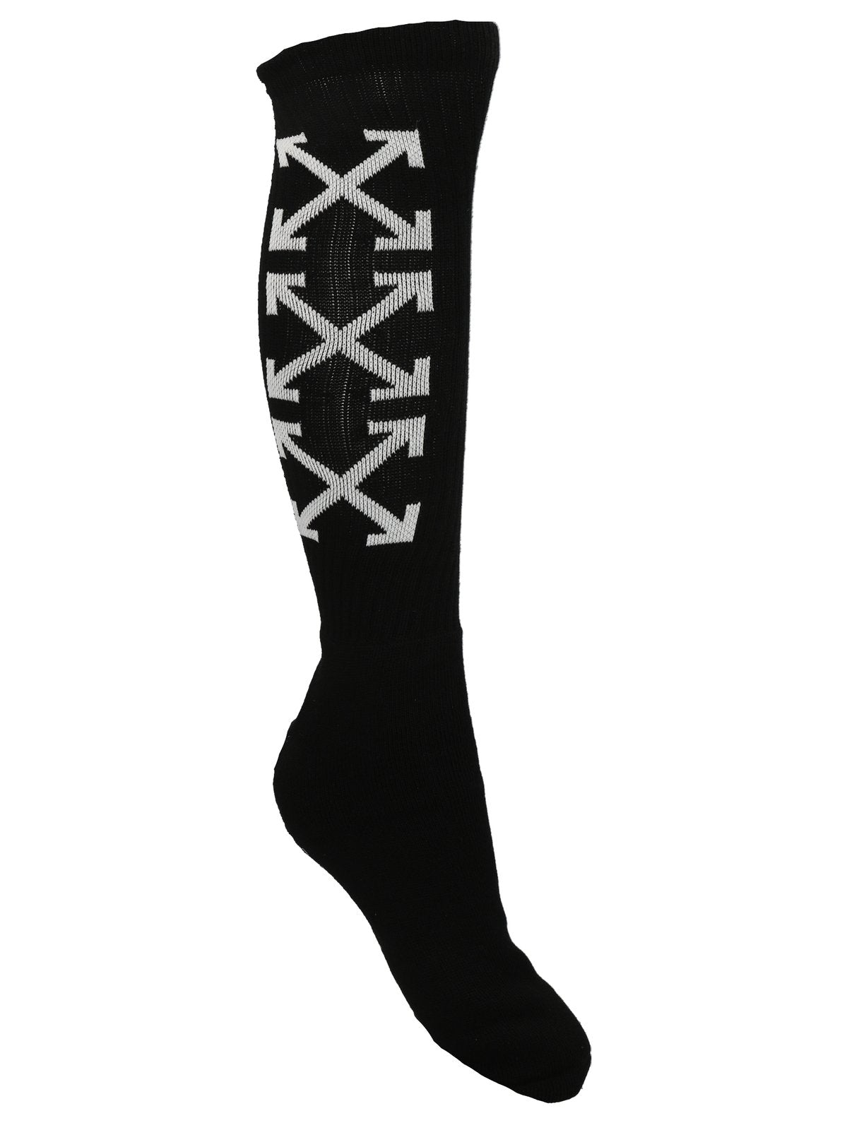 Off-White Arrows Logo Intarsia Socks