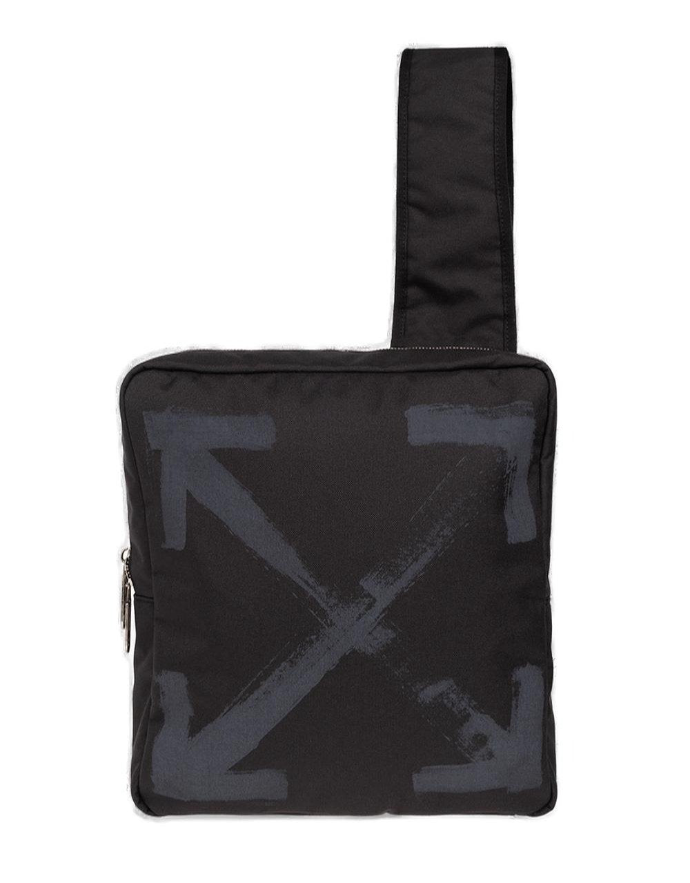 Off-White Arrows Printed Zip-Up Backpack