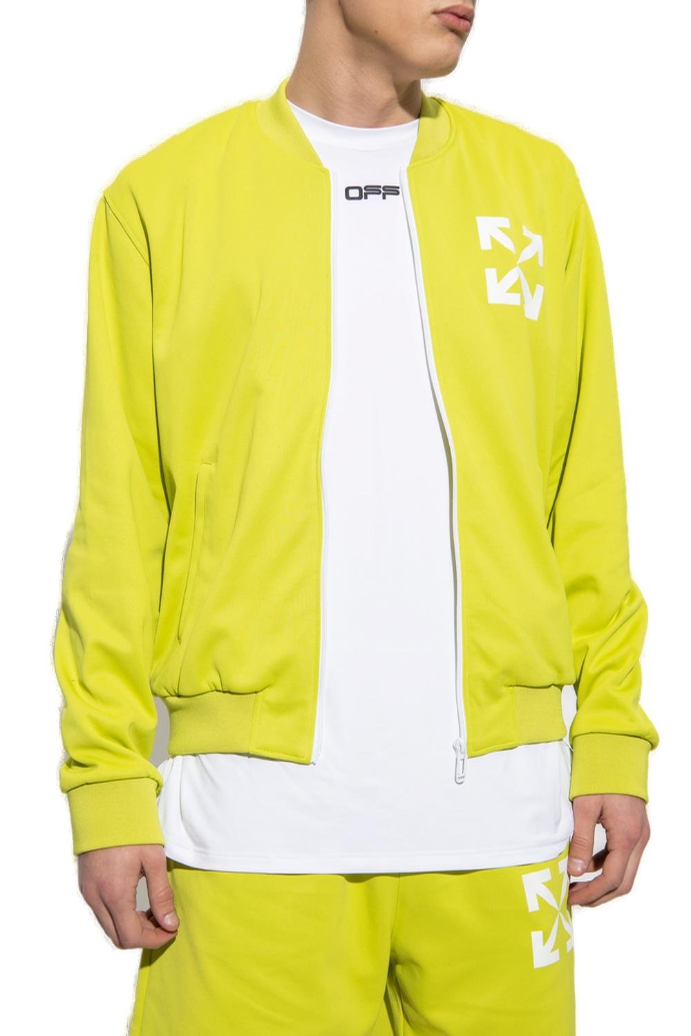 Off-White Arrows Printed Zip-Up Track Jacket