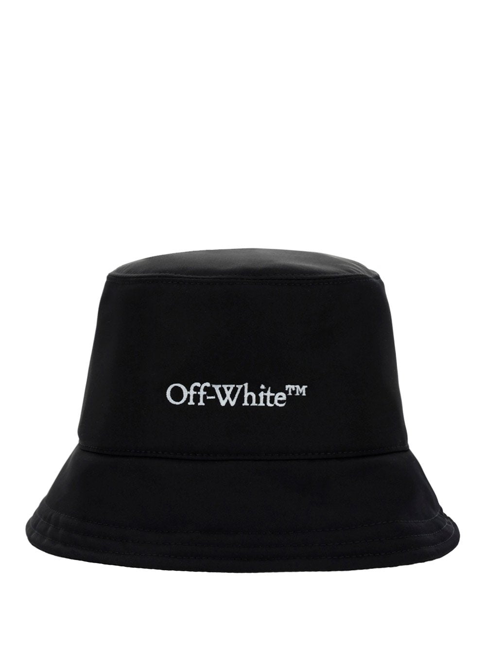 Off-White Bookish Logo Embroidered Bucket Hat
