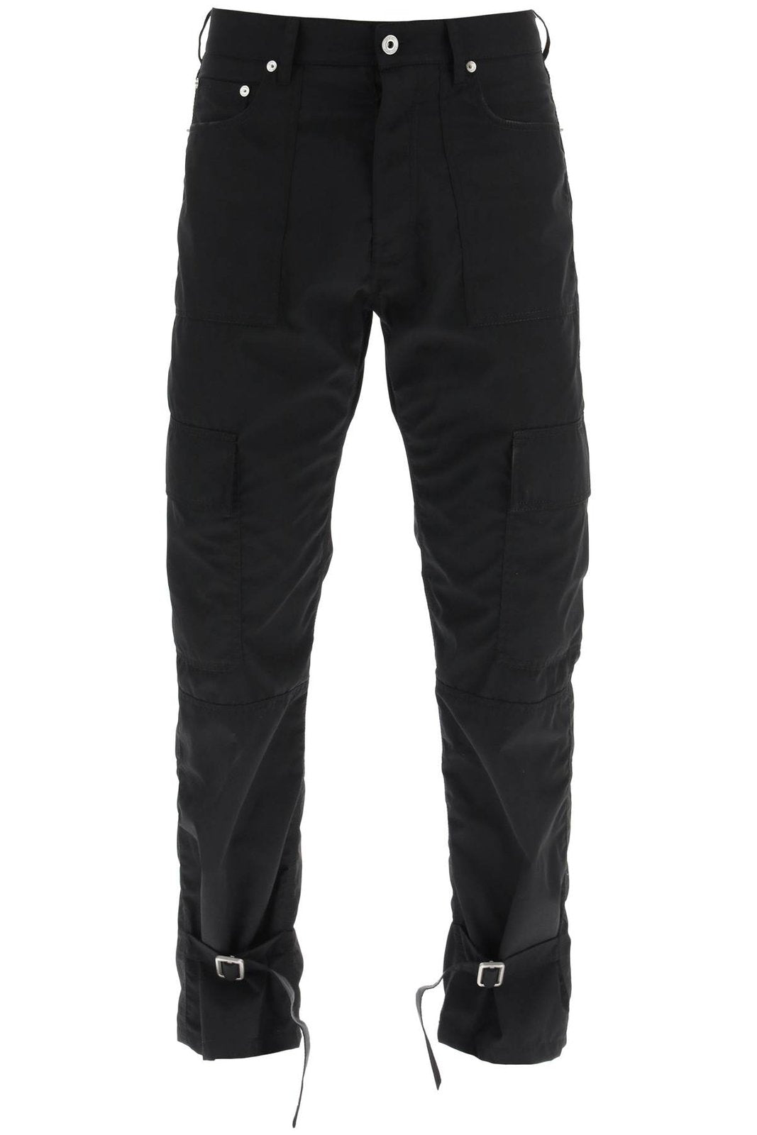 Off-White Button Detailed Cargo Pants