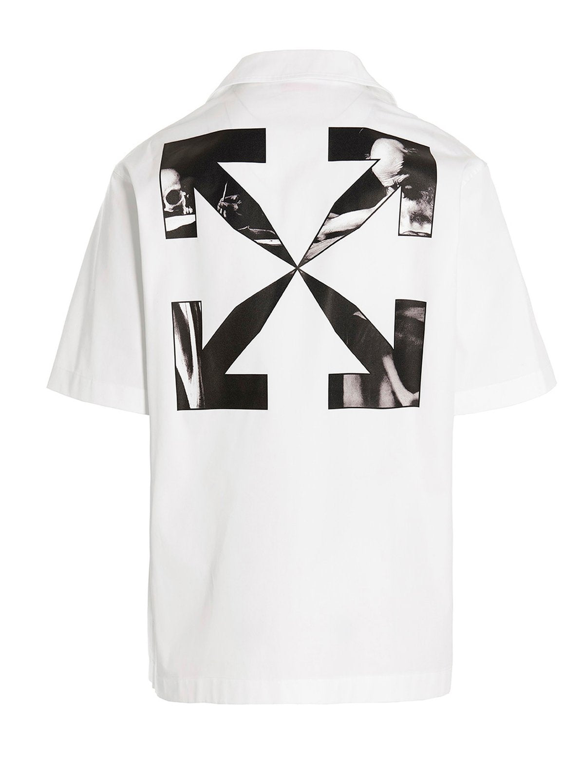 Off-White Caravaggio Arrows Buttoned Short-Sleeved Shirt