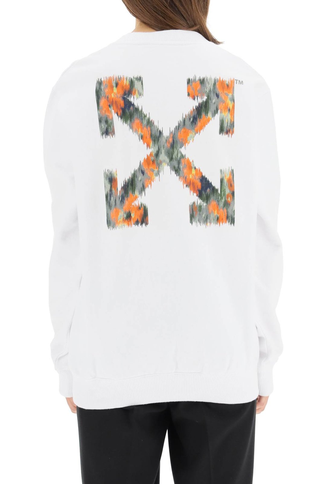 Off-White Chine Arrows Print Sweatshirt