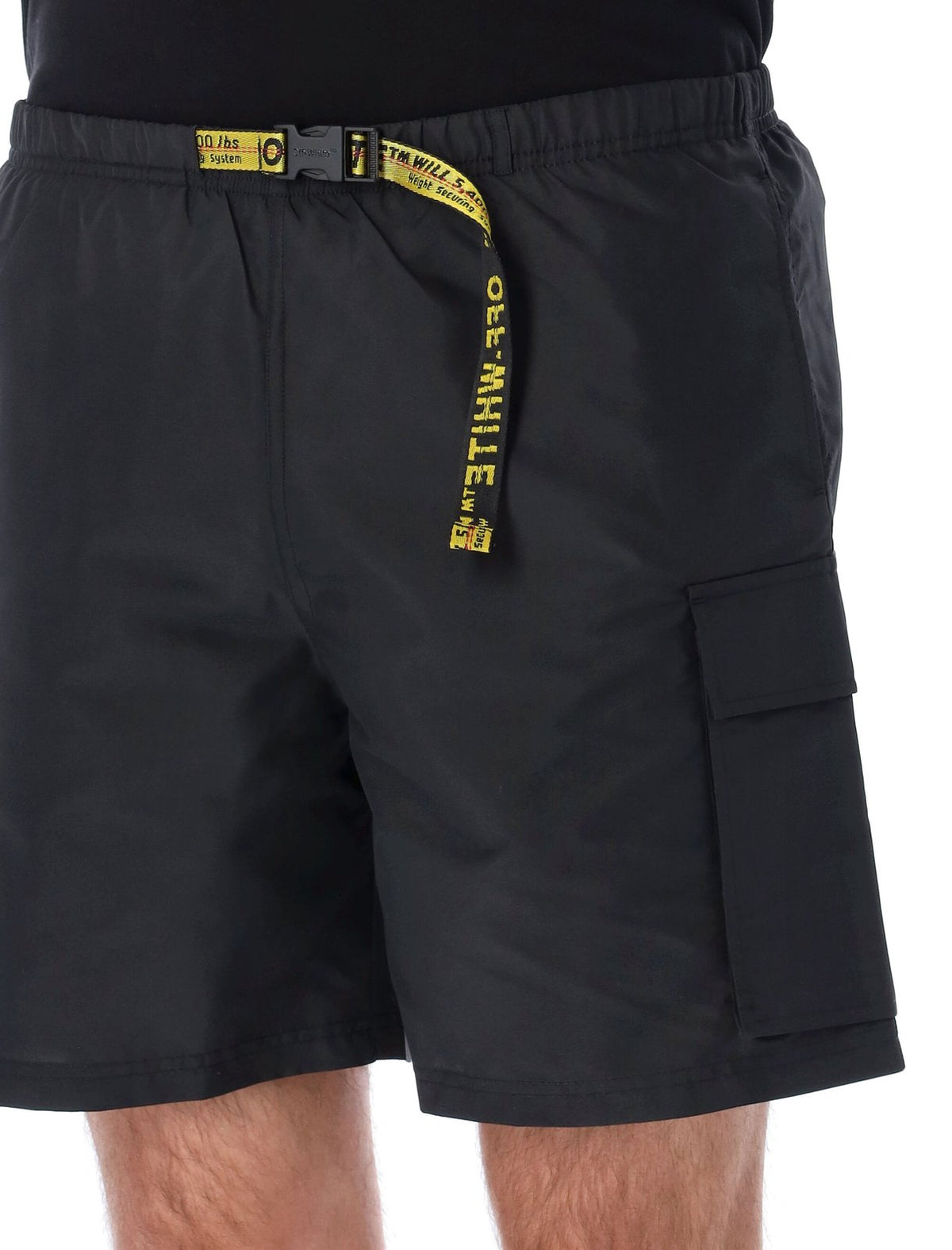 Off-White Classic Industrial Belted Swim Shorts