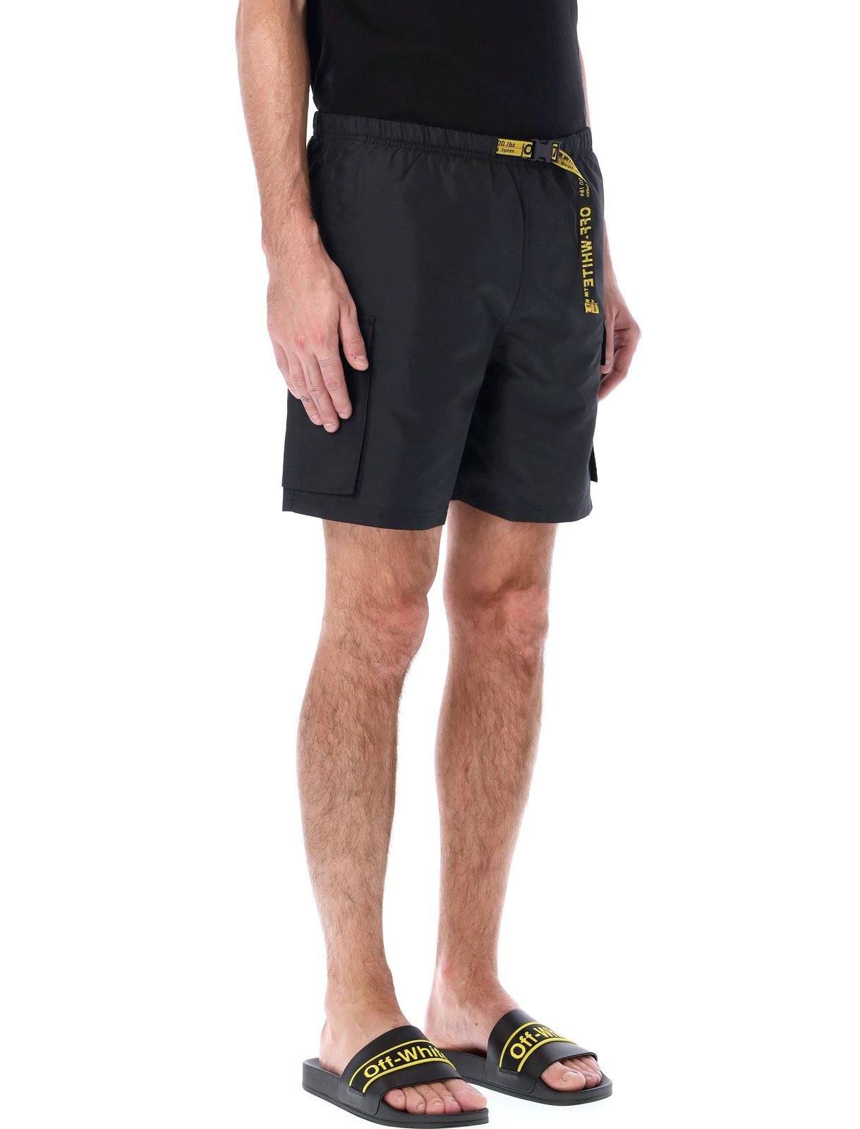 Off-White Classic Industrial Belted Swim Shorts