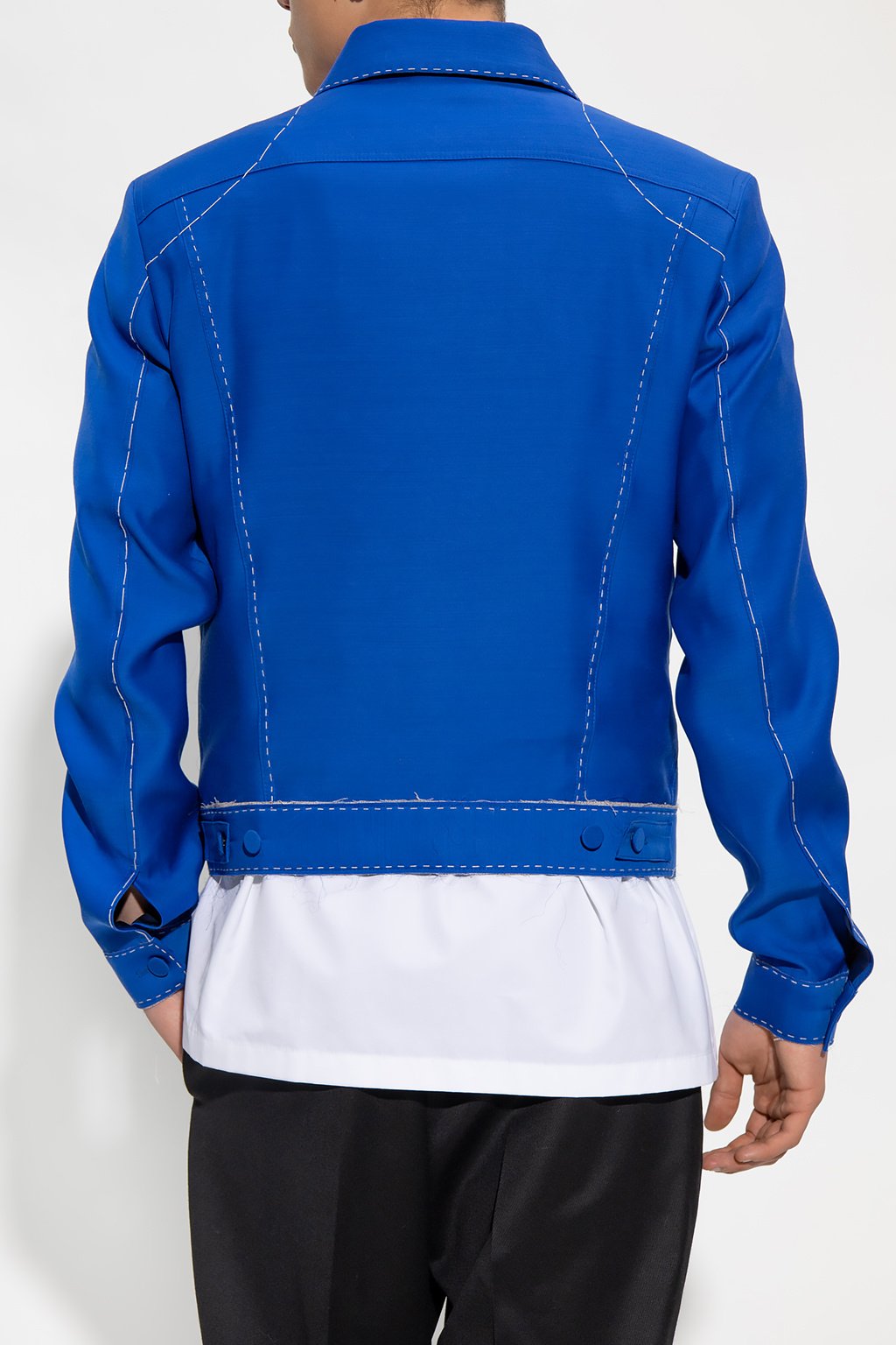 Off-White Contrasting Stitch Jacket