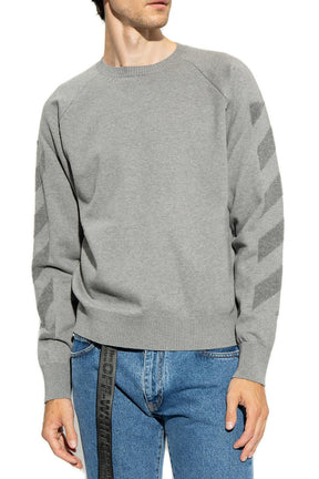 Off-White Crewneck Long-Sleeved Sweatshirt