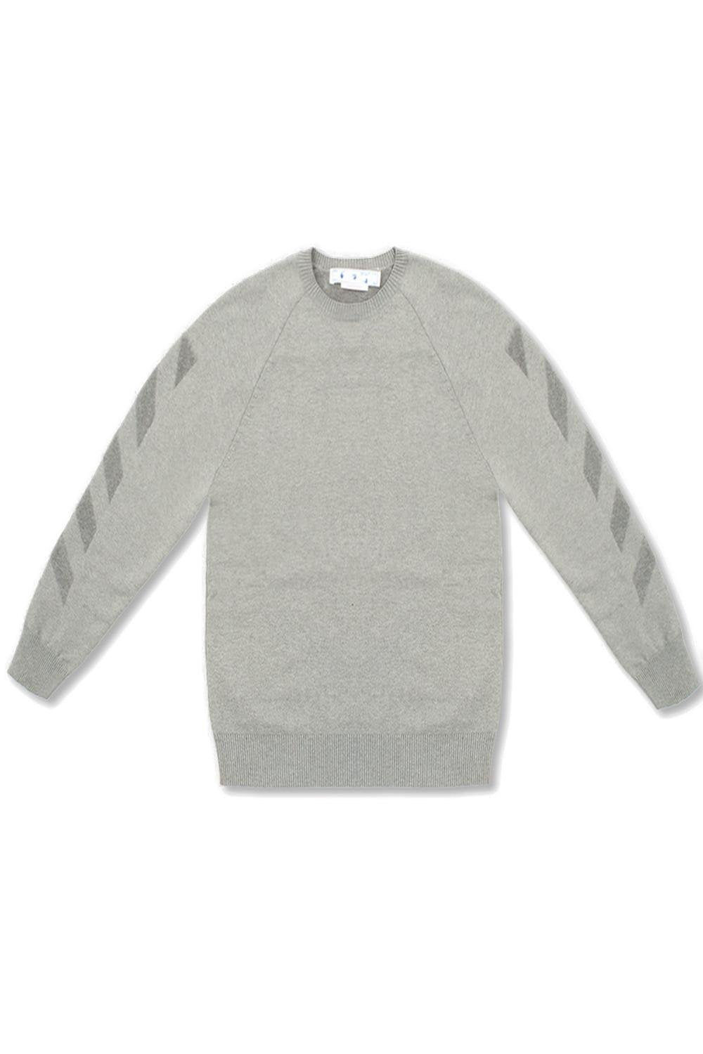 Off-White Crewneck Long-Sleeved Sweatshirt