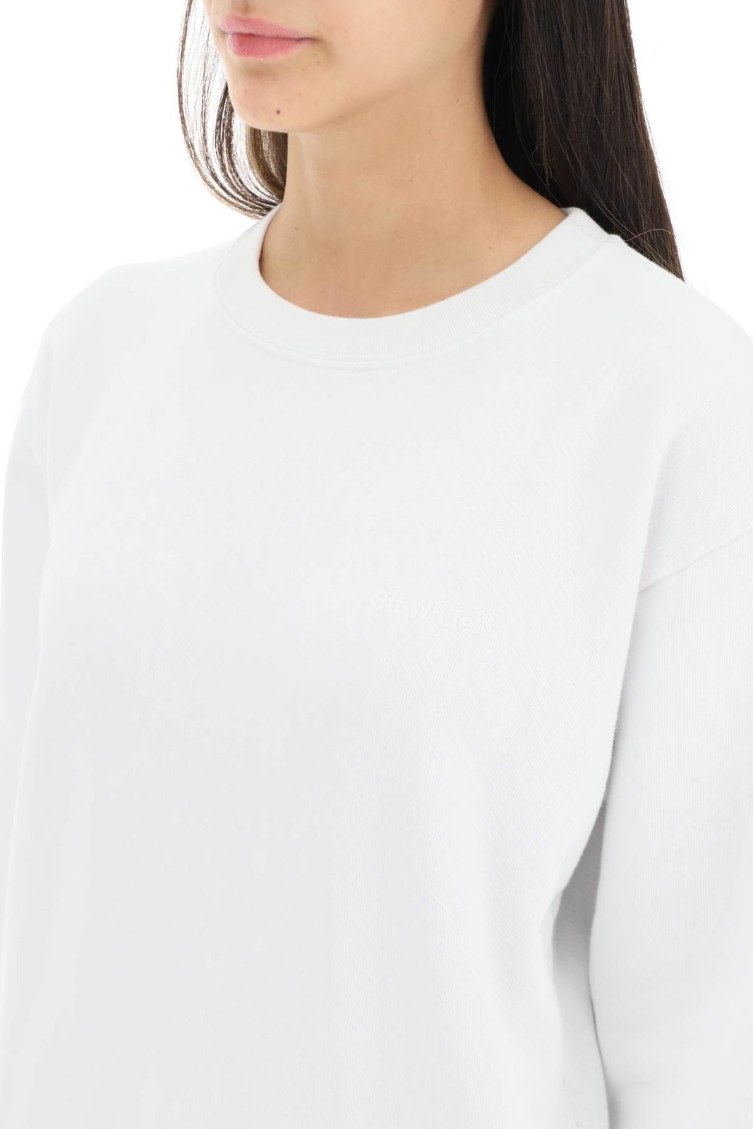 Off-White Diag Printed Crewneck Sweatshirt
