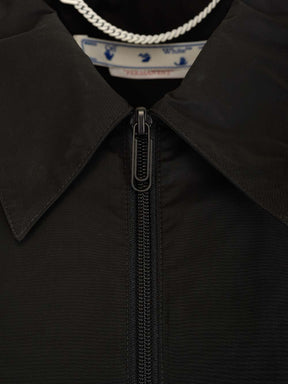 Off-White Diag Printed Zipped Jacket