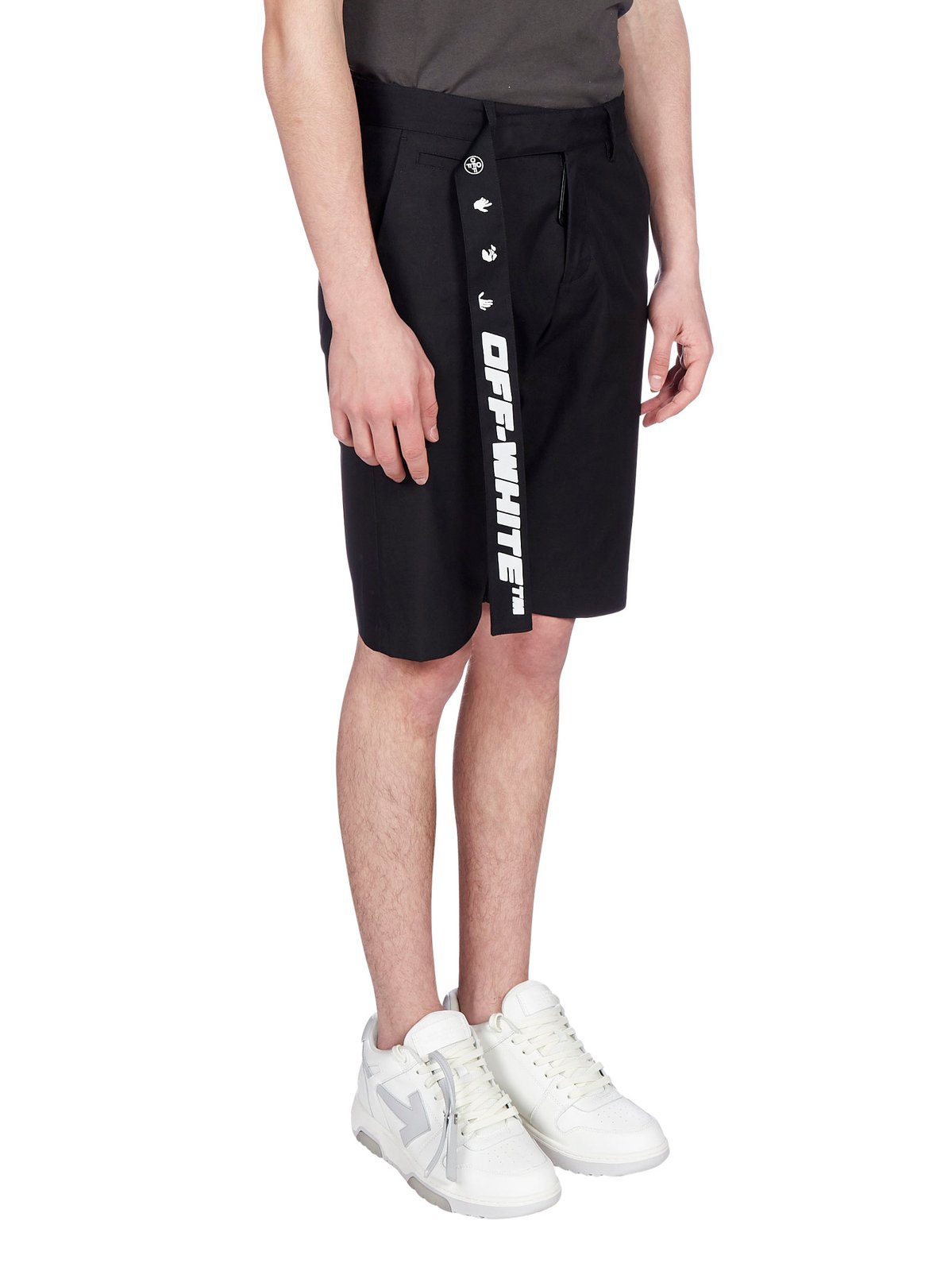 Off-White Industrial Belted Chino Shorts