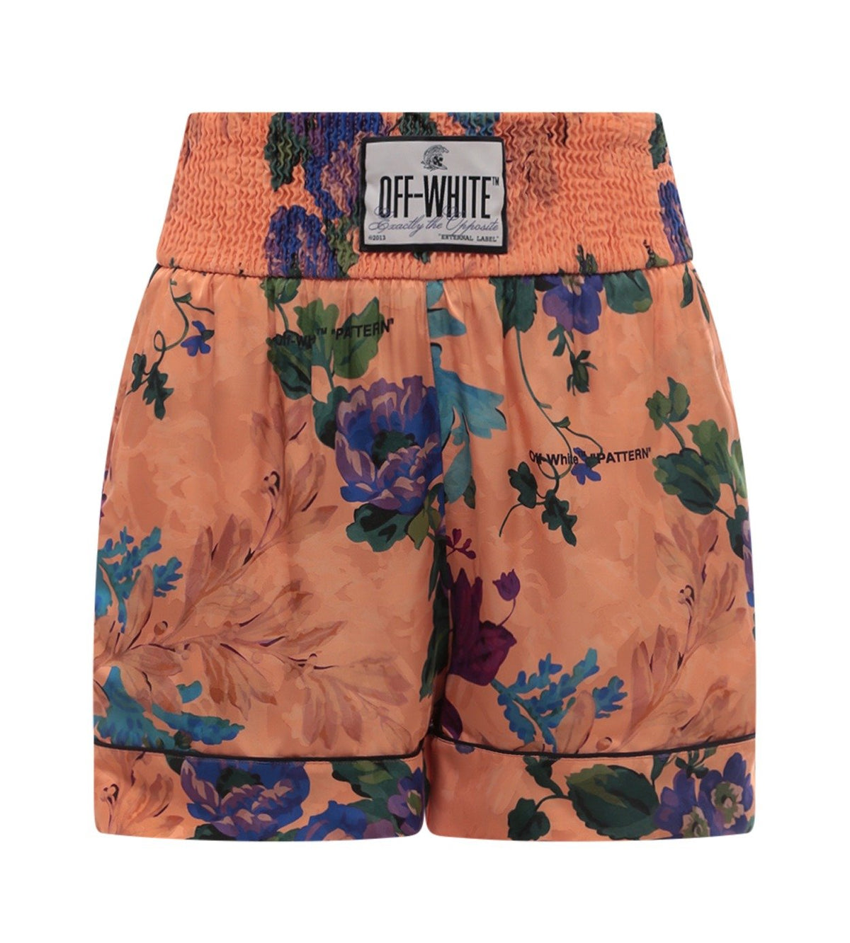 Off-White Logo Detailed Floral Printed Shorts