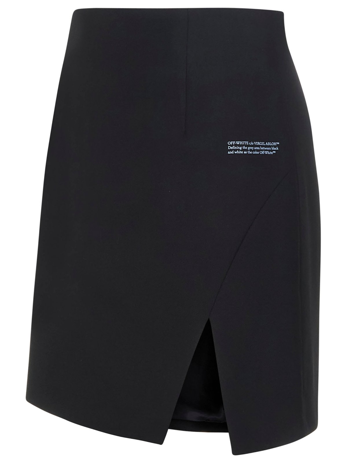 Off-White Logo Detailed High Waist Mini Skirt