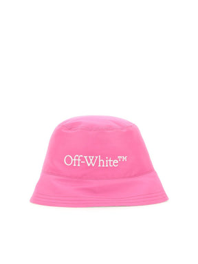 Off-White Logo Embroidered Bucket Hat