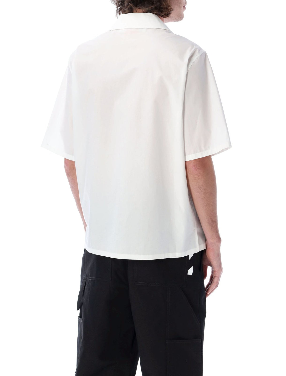Off-White Logo Embroidered Short-Sleeved Shirt