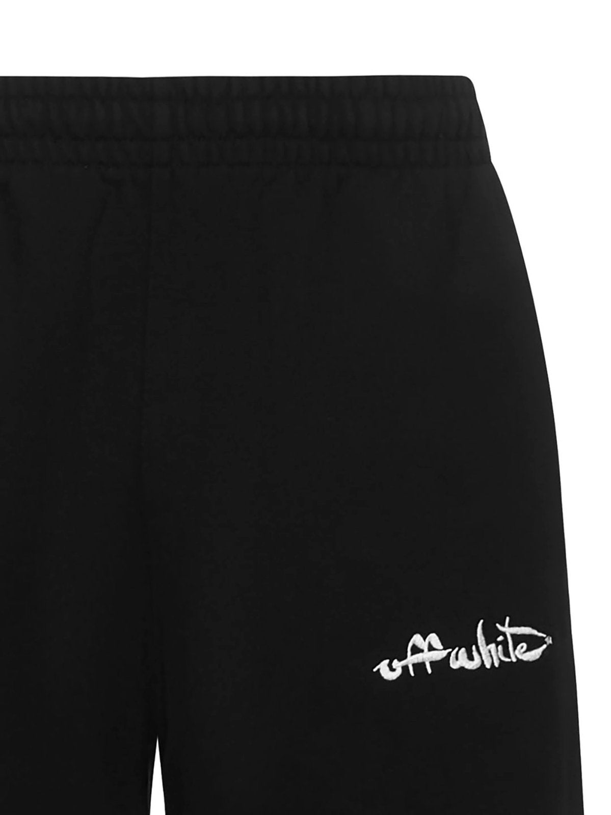 Off-White Logo Embroidered Track Shorts
