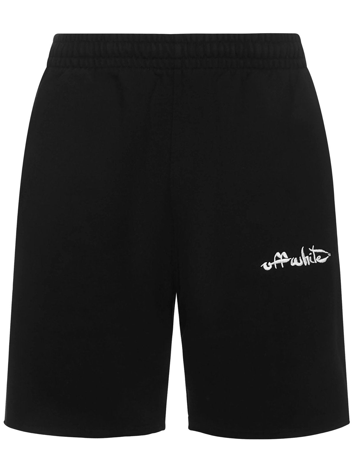 Off-White Logo Embroidered Track Shorts
