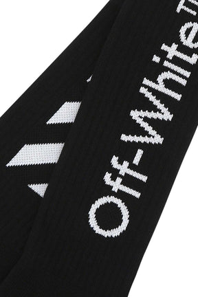 Off-White Logo Intarsia Socks